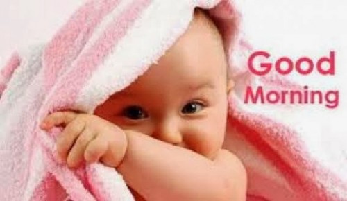 Baby Wishing Good Morning-WG104