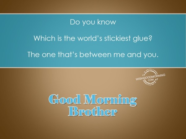 Good Morning Brother-wm211