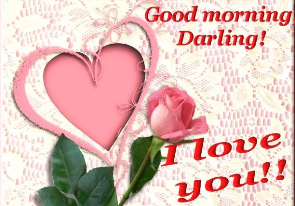 Good Morning Darling I Love You-wm506