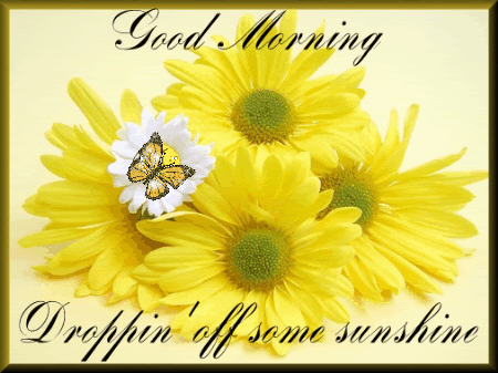 Good Morning-Droppin Off Some Sunshine !-wm13103