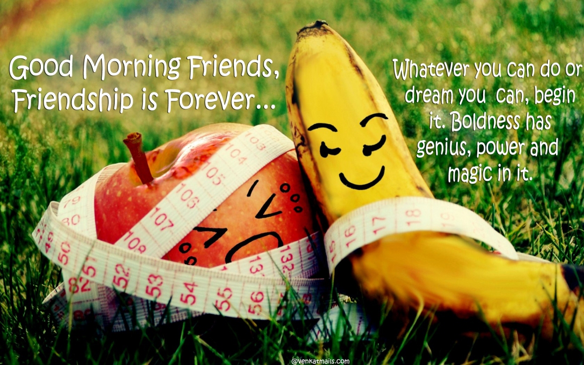 Good Morning Friends Friendship Is Forever