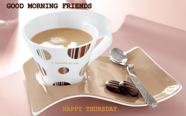 Good Morning Friends Happy Thursday-wm501