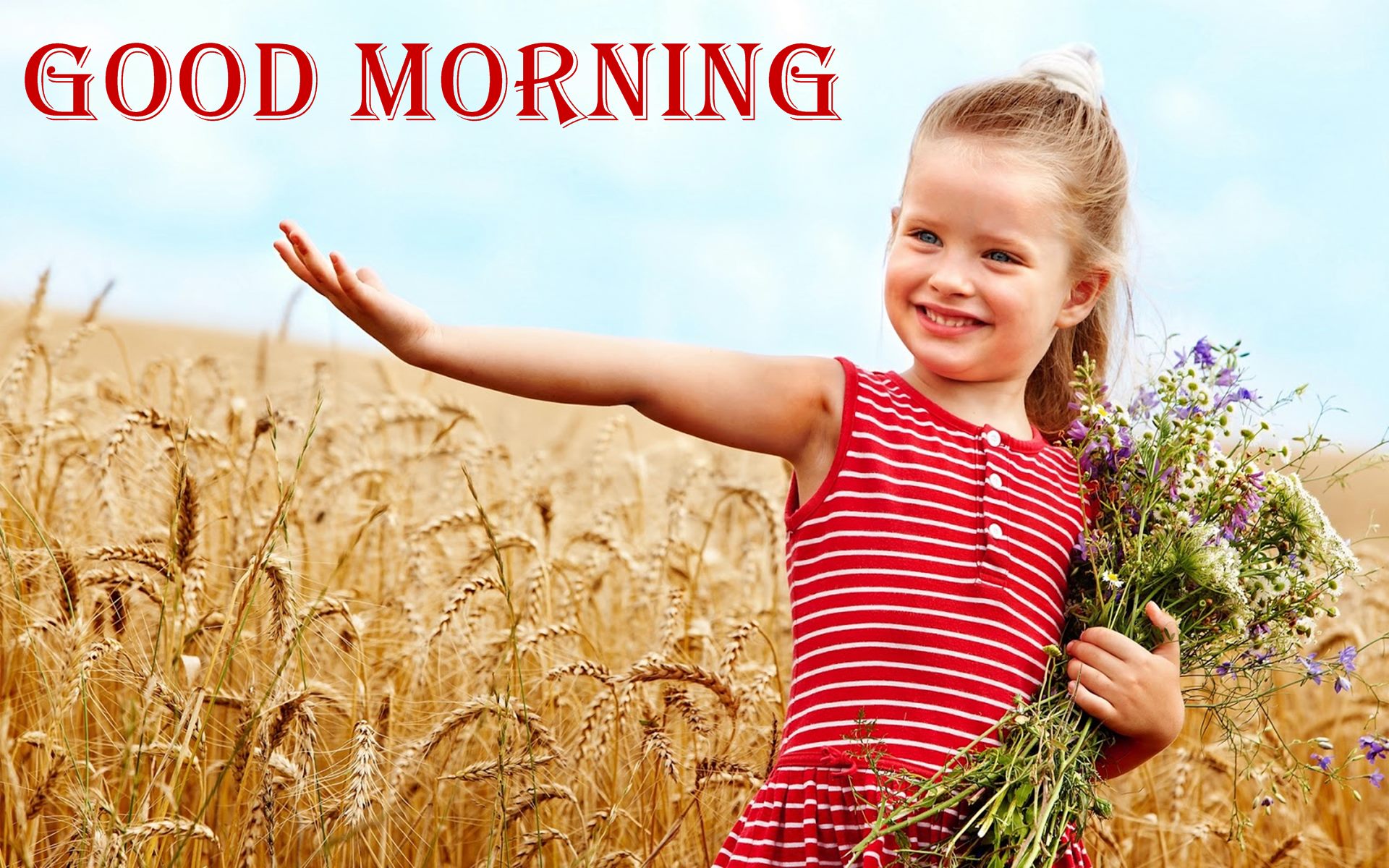 Good Morning Wishes With Baby Pictures, Images - Page 21