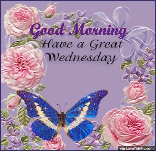 Good Morning Have A Great Wednesday !-wm818