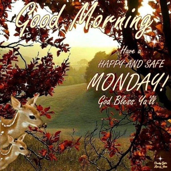 Good Morning Have A Happy And Safe Monday-wm212