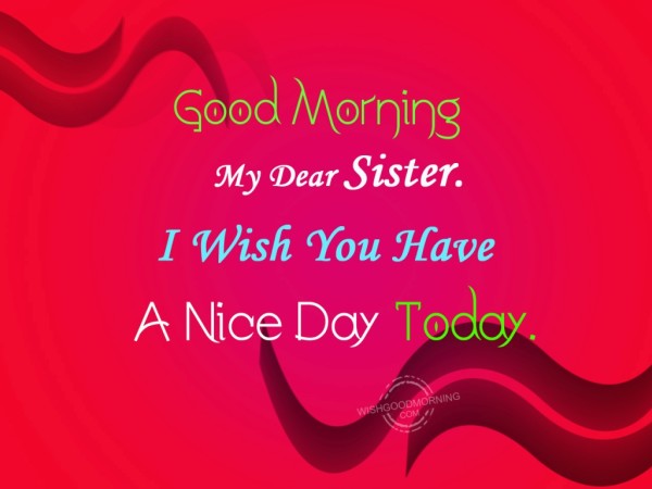 Good Morning My Dear Sister-WG12