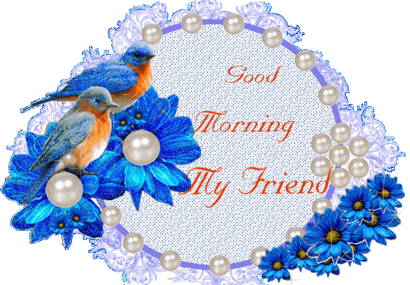 Good Morning My Friends-Glittering Image-WG122