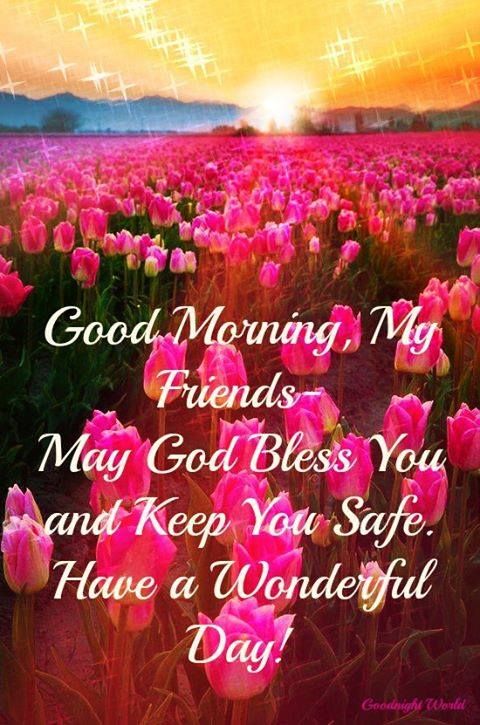 Good Morning My Friends May God Bless-WG142