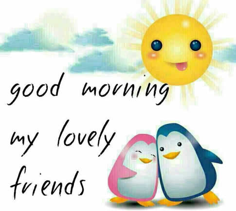 Good Morning My Lovely Friends-WG144