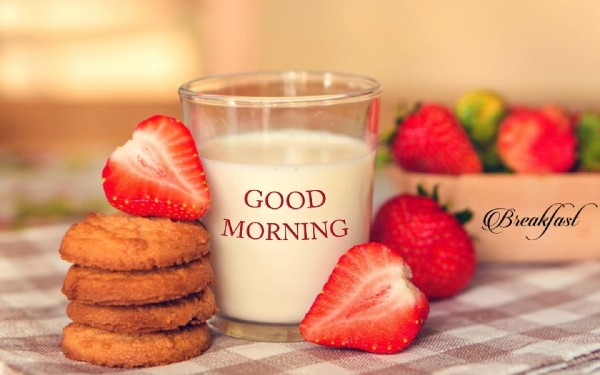 Good Morning With Milk And Food-wm147