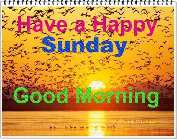 Have A Happy Sunday Good Morning-wm436