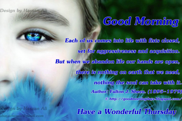 Have A Wonderful Thursday Good Morning-wm528