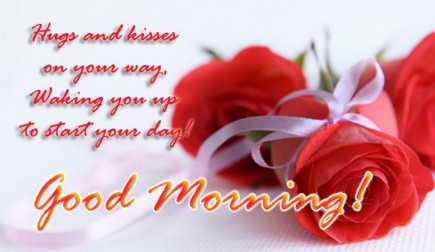 Hugs And Kisses On Your Way - Good Morning-mn1-Wg29