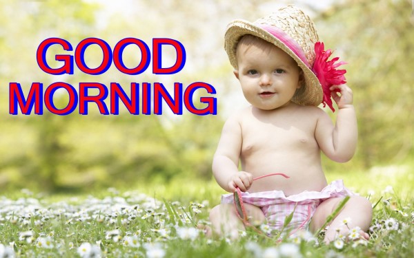 Little Baby Wishing Good Morning !-WG145