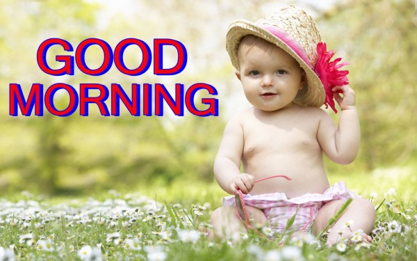 Little Baby Wishing Good Morning !-WG145