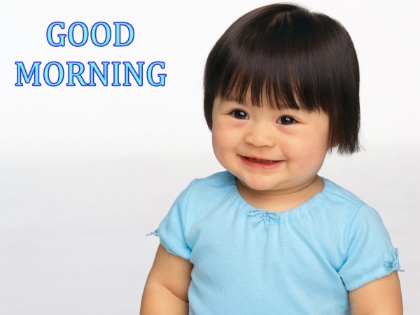 Lovely Baby Wishing Good Morning-WG149