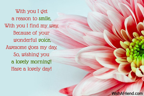 Wishing You A Lovely Morning-WG1
