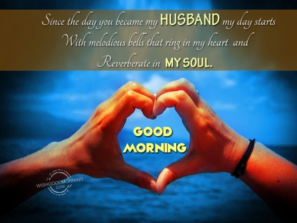 You Become My Husband Good Morning