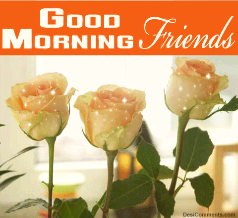 A Lovely Morning Wish With Flowers-wg02304-wg02503