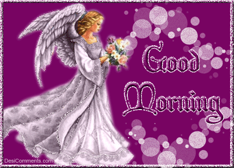 Angel Wishing U A Good Morning-wb01105
