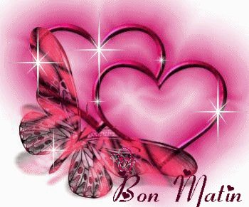 Bon Matin Glittering Heart Image-wm22048