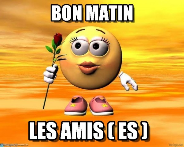 Bon Matin Les Amis-wm22060