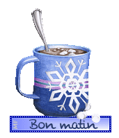 Bon Matin -Tea Cup Image-wm22071