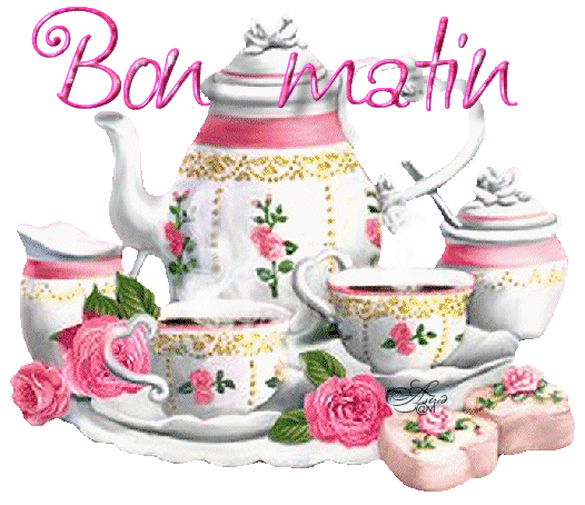 Bon Matin With Hot Tea-wm22090