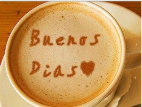 Buenos Dias - Coffee Cup Image-wm02009