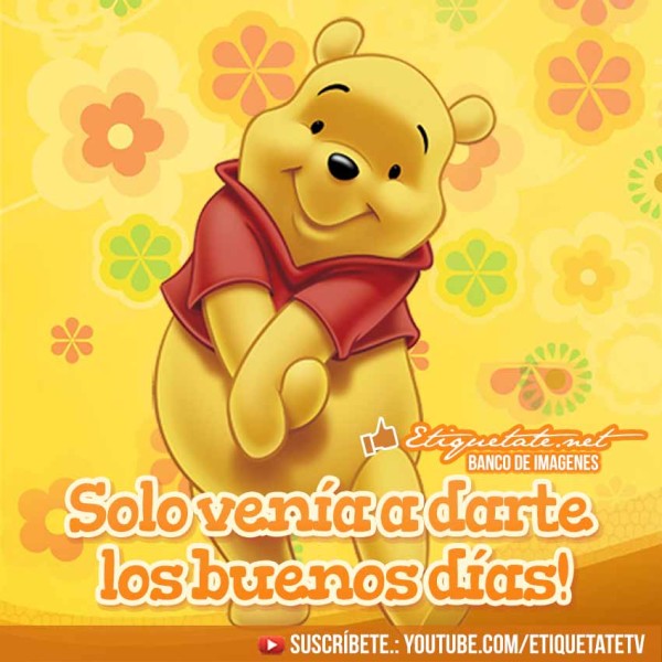 Buenos Dias -Pooh Image-wm02065