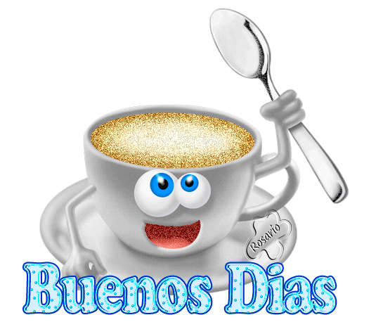 Buenos Dias-Taza De Café-wm02095