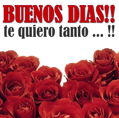Buenos Dias With Roses-wm02082