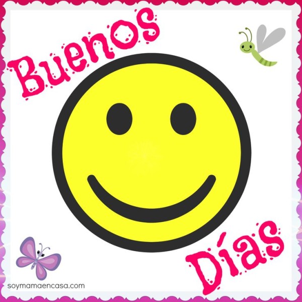 Buenos Dias With Smiling Face-wm02083