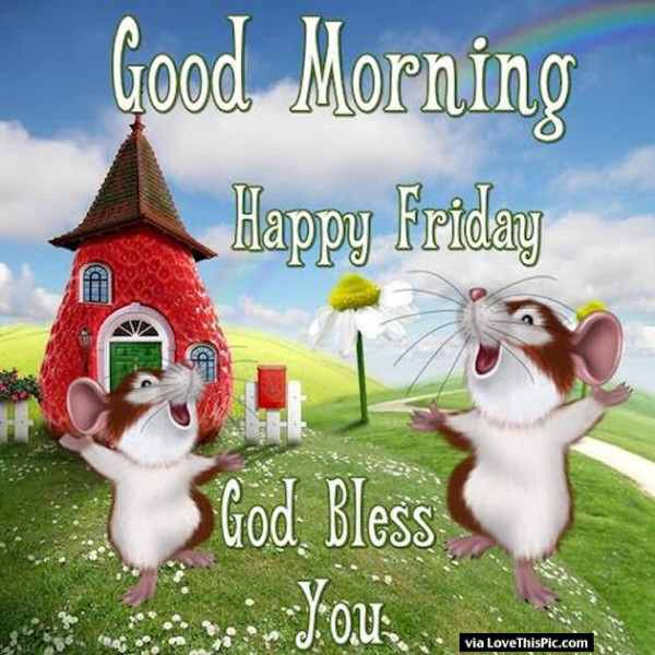 God Bless You - Happy Friday-wg01617