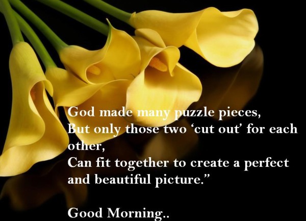 God Made Many Puzzle Pieces - Good Morning-wg017016