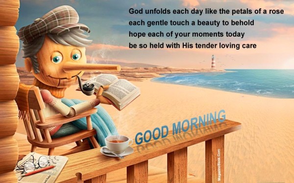 God Unfolds Each Day-Good Morning-wg881