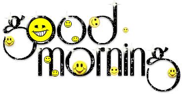 Good Morning – Animated Smiley