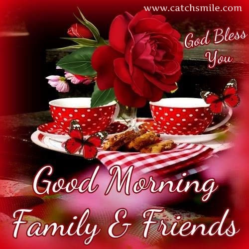 Good Morning Family And Friends-wg8213