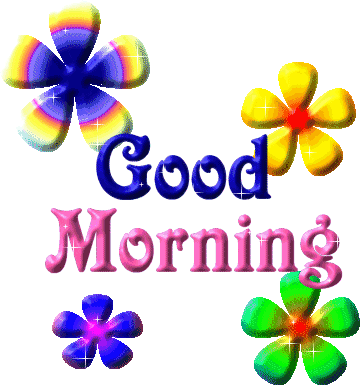 Good Morning-Glitter Picture-wm20064