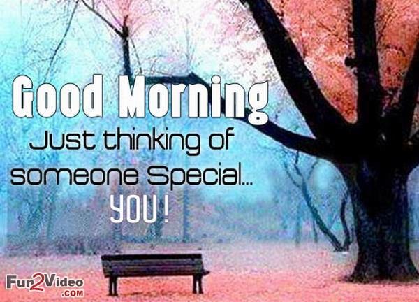 Good Morning Just Thinking Of Someone Special-wg015035