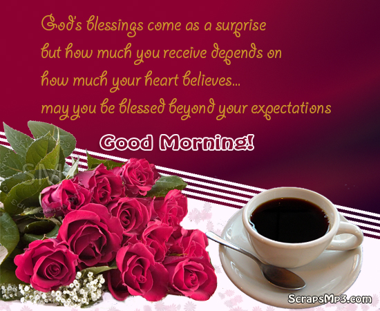 Good Morning - May You Be Blessed Beyond Your-wg06504