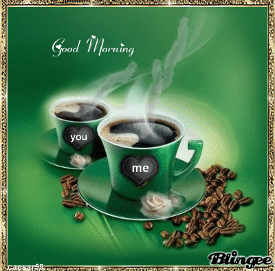 Good Morning My Love With Hot Tea