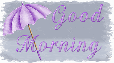 Good Morning - Rain Animation-GD106
