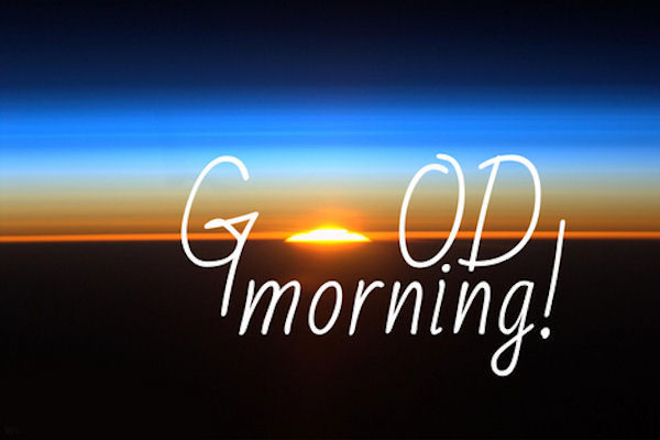 Good Morning - Sunrise Image-wg6308