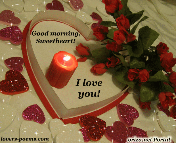 Good Morning Sweetheart-I Love You-wm8008