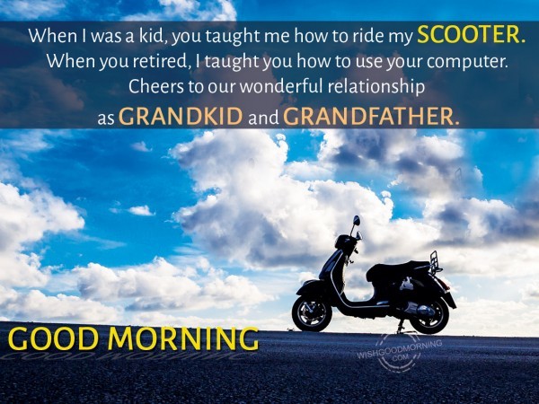 Good Morning Wish For Grand Father-wm2406