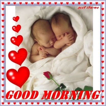 Good Morning Wishes With Babies-GD108