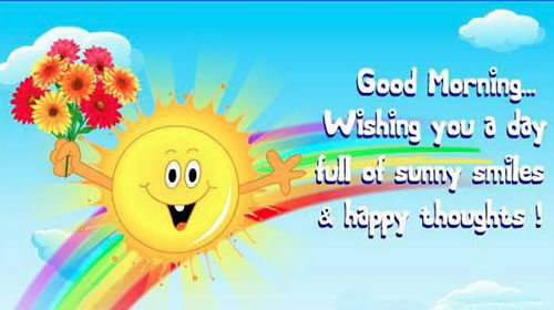 Good Morning-Wishing You A Day Full Of Sunny Smiles !-wg8245
