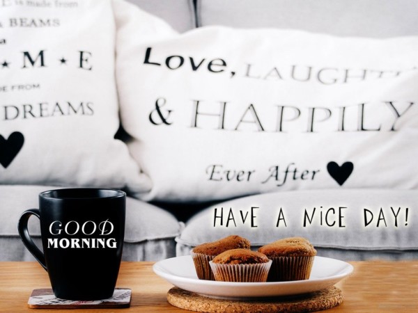 Good Morning With Cupcake And Coffee-wg01741