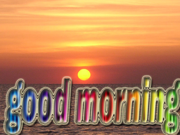 Good Morning With Sunrise-wg6318